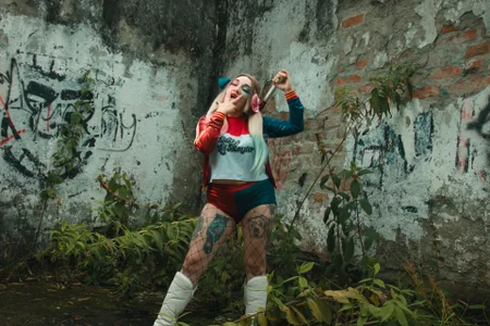 CelesteBaker Halloween 🎃🎃🎃 HarleyQuinn 😈😈 Pic 6