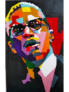 color_beat17 Malcom X Portrait صورة واحدة|color_beat17 Malcom X Portrait صورتان|color_beat17 Malcom X Portrait  2 صور|color_beat17 Malcom X Portrait  2 صورة