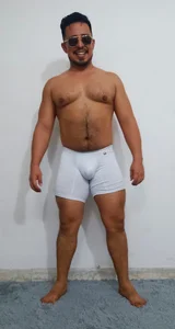 KalethBigDick white under wear Gambar 2