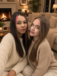 Mellywow 2 girls soft vibes Pic 5