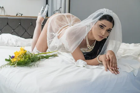 Cataleya_divine The day of our wedding🌼 👰 💍 💑 รูป  8