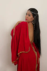 Katrina_baurii My favorite color of saree Poză 6