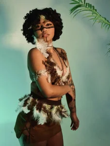zafiraquartz My indigenous costume 🤗❤️ Immagine  2