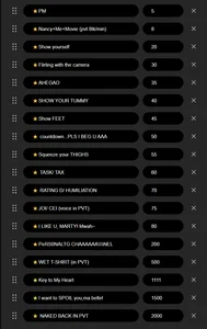 marty_bree MENU FOR: SHOW, SLAVES, EXTRA slika 3