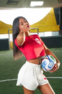 ciara_blake Do you want to score a goal on me? 😈⚽ Foto