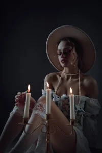 Anny_Blossom Would you invite me to a candlelit dinner? Hình 5