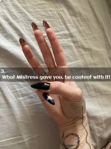 10 SACRED RULES OF MISTRESS MARY. de Mina_Sanna  3 photos