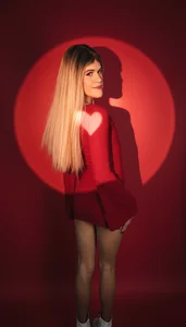 Sky_Rivers Elegance in Red Poză 2