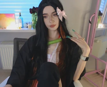 Nezuko cosplay!!! 🎋😍 de sweetuniporn Foto