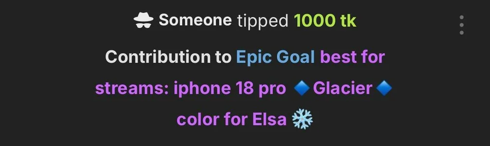 elsawhere 🤍THANK YOU🤍 epic goal: iphone 18 pro 🔹Glacier🔹 color for Elsa ❄ Pic 4