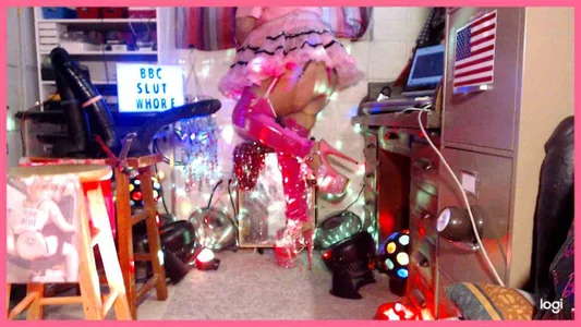 TgirlJackie4BBC Teasing my BLACK MASTER Jamal's BIG BLACK 12" COCK rock hard for cum. รูป  6