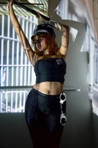 tokyo699 Hands up—I'm going to punish you. 👮🏽‍♀️🔥 Pic 7