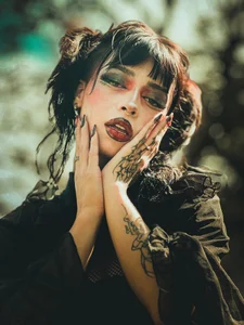 Kitty_arts's 🎀🌚 like a tim burton doll that came out of hell to a halloween party 🎃🔥 Sex Photo 1