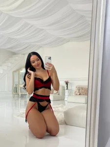 Vanesskaa Red & Black Lingerie ❤️ Foto