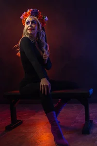 SophiMarin: 🎃 Haunting Halloween with touch of Catrina charm ( 8 фото)