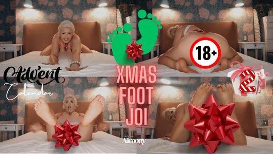 GoddessAlimony ADVENT CALENDAR DAY 2 (XMAS FOOT JOI) Hình
