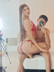 Sofi_and_Dante Beautiful red lingerie❤️ Pic 2