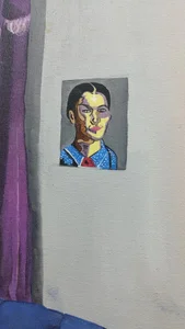 color_beat17 Retrato Mujer en La Ventana Immagine  6