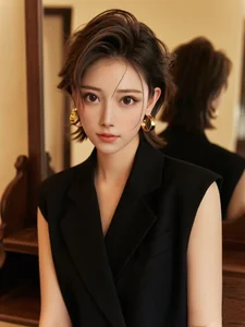 cherry-fa 短发超酷艺术照 Εικόνα