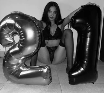 _CallMeAnnas HAPPY BIRTHDAY IN BLACK AND WHITE ♥ sexfoto 3