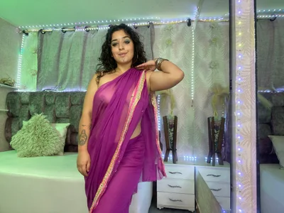 sophiaamethystt Saree Pic 3