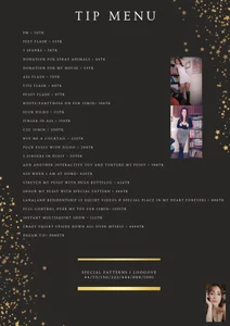 Tip Menu de SassySquirtQueen  Imagens