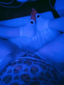 lovely_nekochan After night bath blue led light 🩵💙 Pic 4