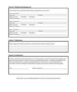 SwissDadbod Girlfriend Application Form Pic