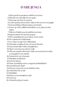 Chill_Billie Dare Jenga! Pic