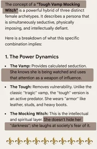 ToughVamp_MockinWITCH: what about my #nickname?🫦 ToughVamp_MockinWITCH.🪄 Well... there's a story behind. CozSOMEneeds😏 ( 8 фото)