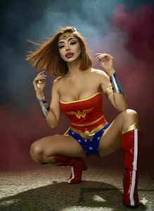 Catvalentine_Cosplay Wonder Woman🦸🏻‍♀️💪🏼图片 2