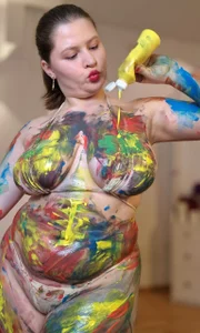 TinniAngel Body art with you^^🌈🎨 Pic 3