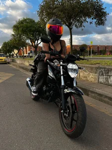Melody_Ghot beautiful motorcycle Pic 3