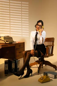 VanesaValet Naughty Office Secretary Billede 7