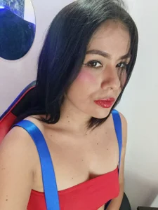 sharlotte_ms "Blue & Red: A Double-Color Temptation 🔥💙❤️" Billede 2