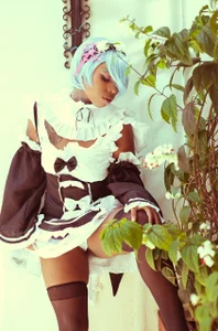 kary_bunny3 Cosplay Rem 💙 Pic 6