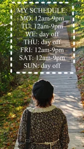 AliceAllard 🤍my schedule🤍 Fotka