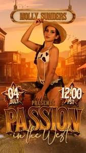 MollySundersX Passion in the west Pic
