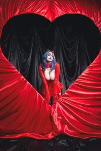 Kimlennox_ Tonight, your devil celebrates Valentine’s Day with you 😈🖤 Pic 6