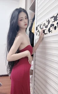 meiguigongzhu520 红色裙子 사진 2