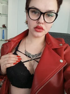 KamillaJei red leather jacket 圖片 2