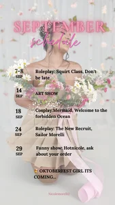 Nicolemorelli2 🦋Mounthly Schedule🦋 Foto