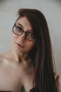 Just me in black underwear.