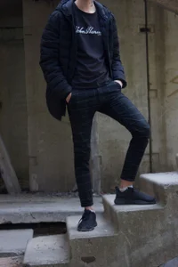 In the abandoned building