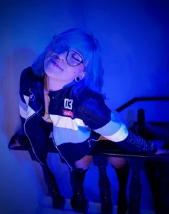 sofi_bakerr Blue erotic session💙 Pic 8