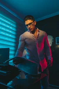 JeffDaltton: in the office 🔥🧑‍💼💻 ( 6 фото)