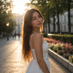JackieWebb evening walk through the city center🥰 slika 3