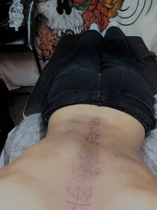 Jensenlove My Back Tatooe Billede