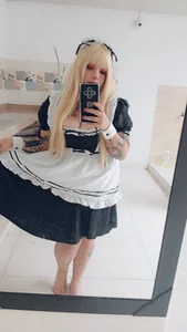 keith_cute in my maid outfit🖤🤍 Pic 5