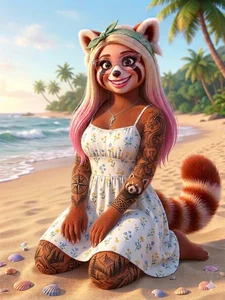 Blakelytgirl Furry persona Red Panda Foto 7